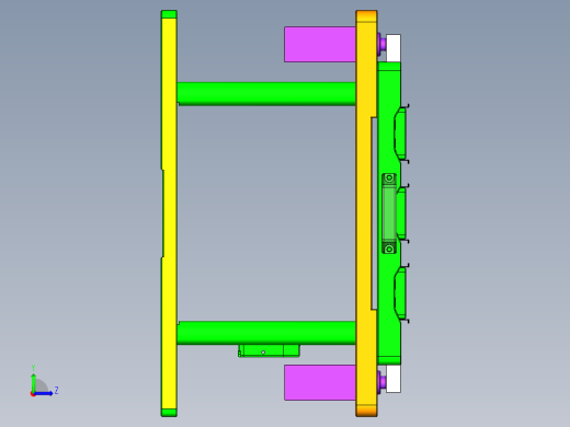 G2-笔记本CNC工装夹具三维模型CNC1-S左视缩略图