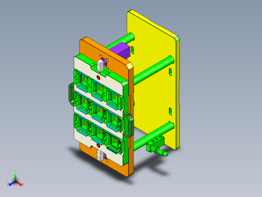 G2-笔记本CNC工装夹具三维模型CNC1-S正等轴测缩略图