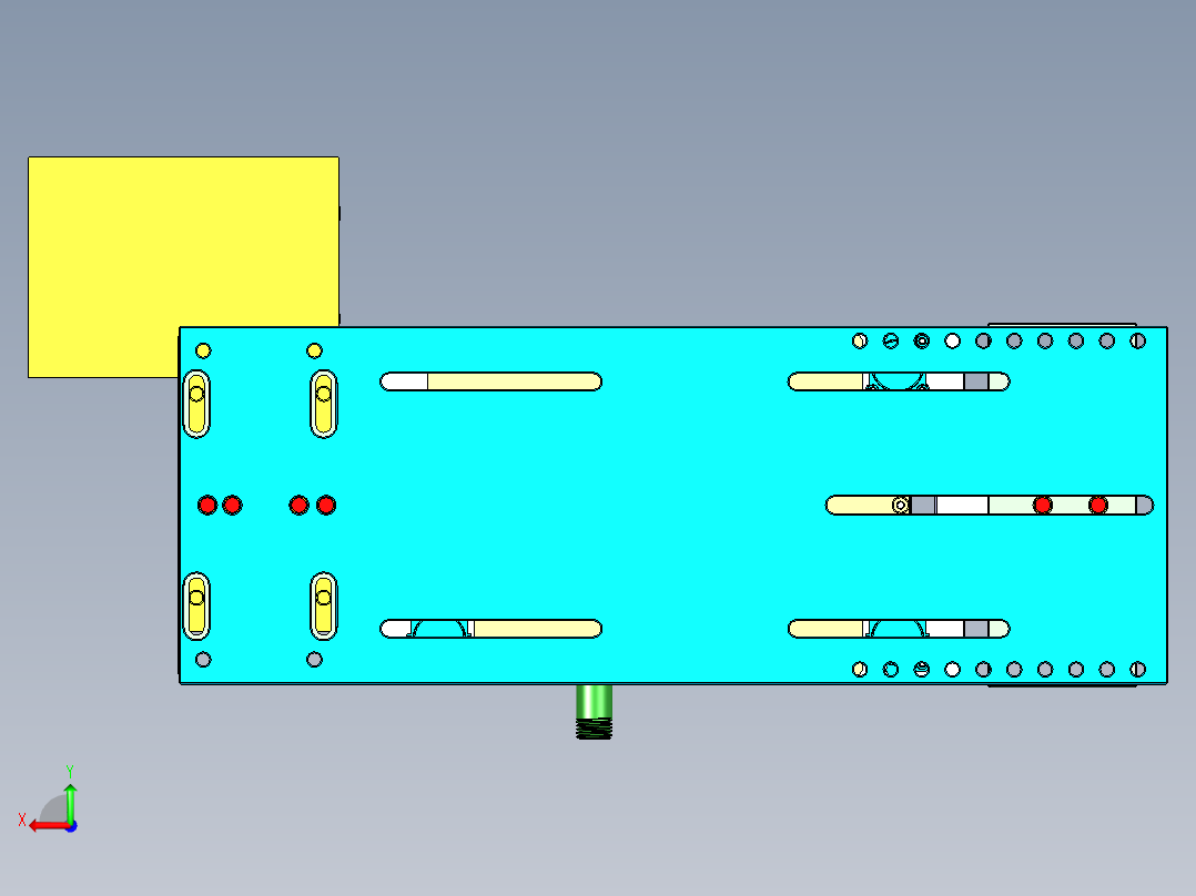 ZAZ00-Aam笔记本CNC工装夹具三维模型-CNC6-0210后视图