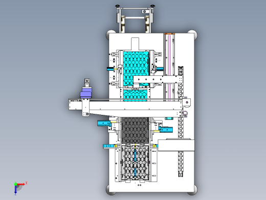 一种萃盘叠放上料设备sw18可编辑俯视缩略图