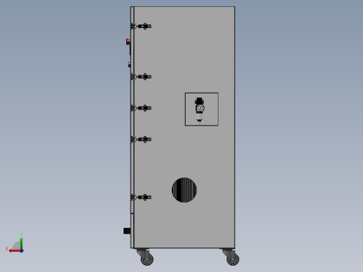 单机滤筒除尘器右视缩略图