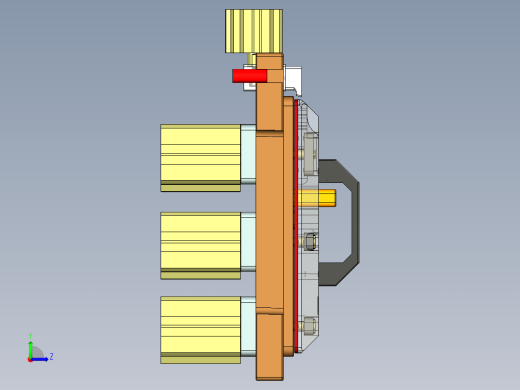 HK-C-CNC1笔记本CNC工装夹具三维模型墙高PL面&amp;避位-20211123左视缩略图