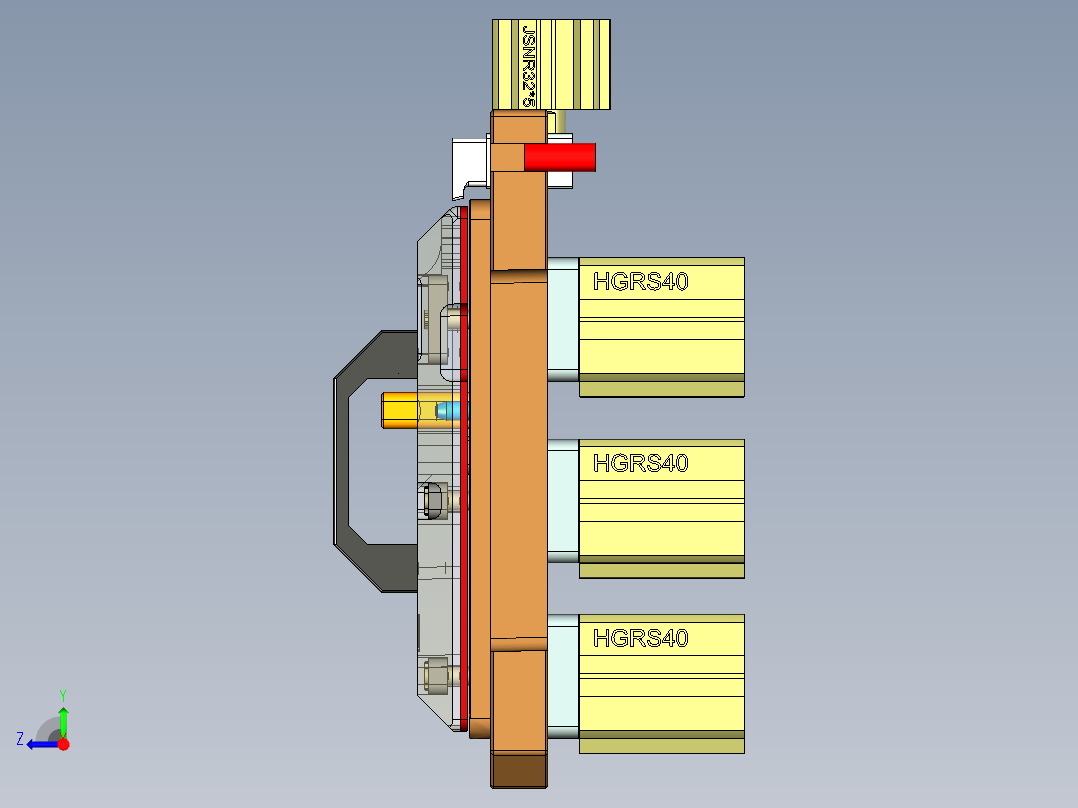 HK-C-CNC1笔记本CNC工装夹具三维模型墙高PL面&amp;避位-20211123右视图