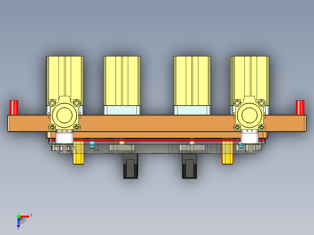 HK-C-CNC1笔记本CNC工装夹具三维模型墙高PL面&amp;避位-20211123俯视图