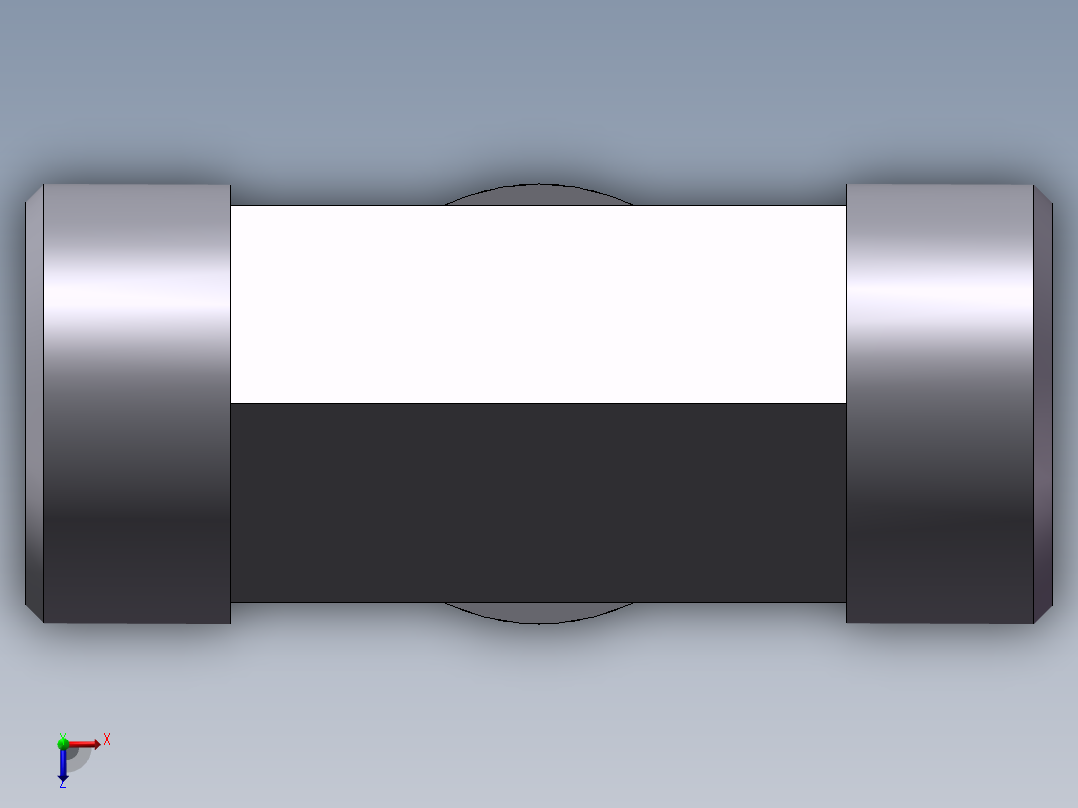 AC+AD 三通接头 T、AC-30俯视图