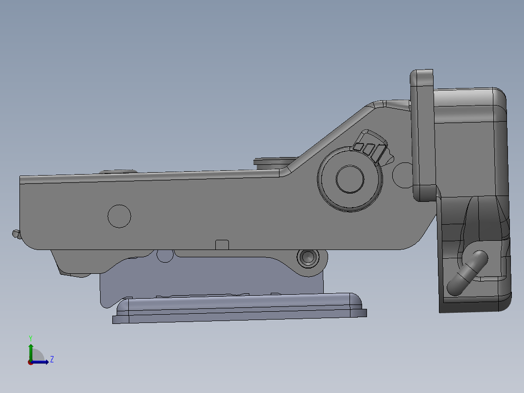 铰链、铰链360-d26-9t-360-p左视图