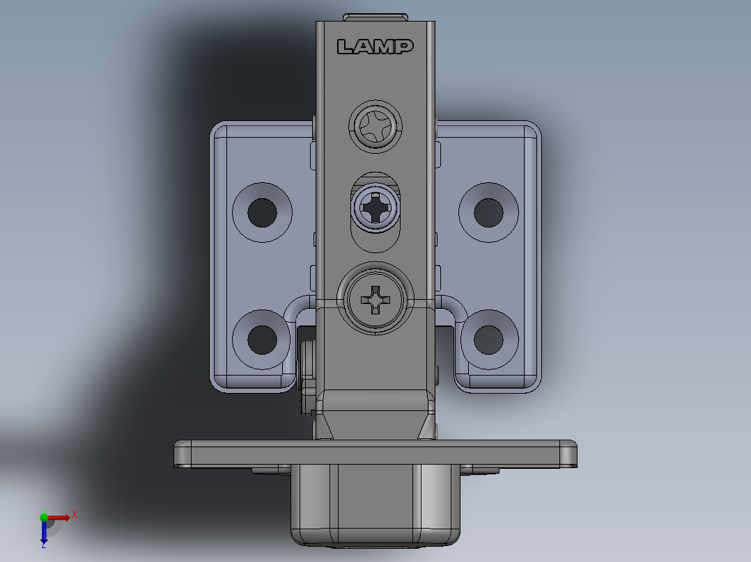 铰链、铰链360-d26-9t-360-p俯视图