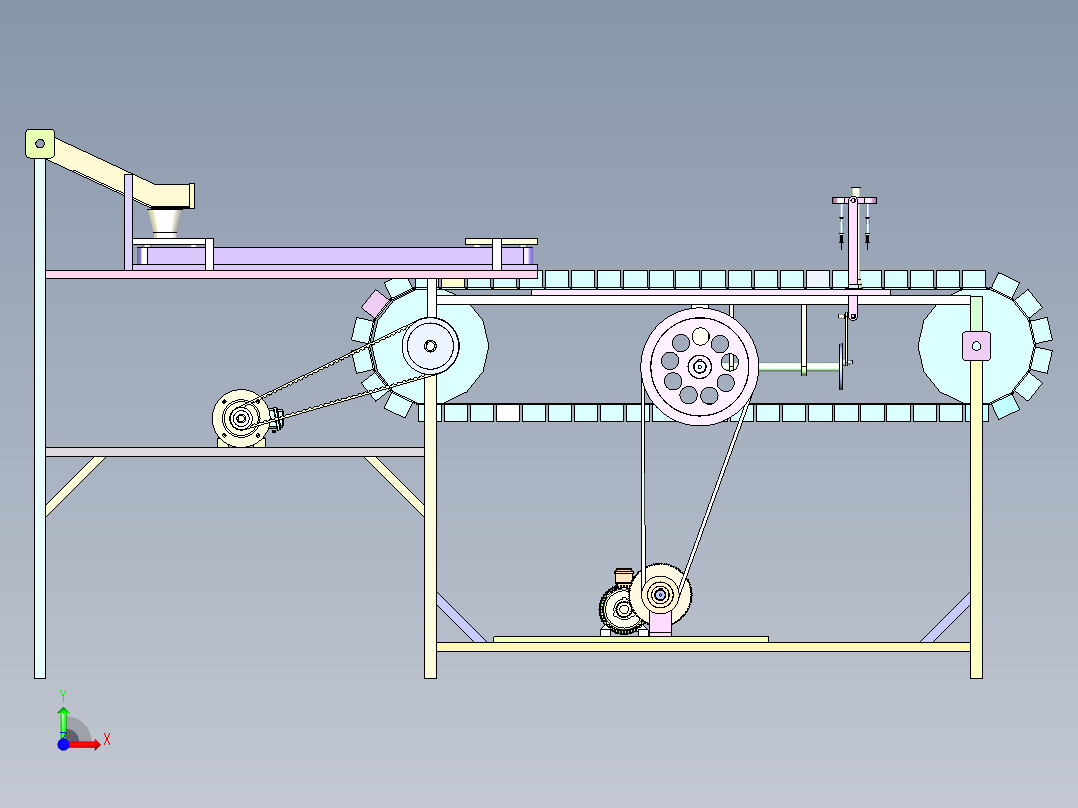 FG-610 汽车橡胶密封件自动分料整形机前视图