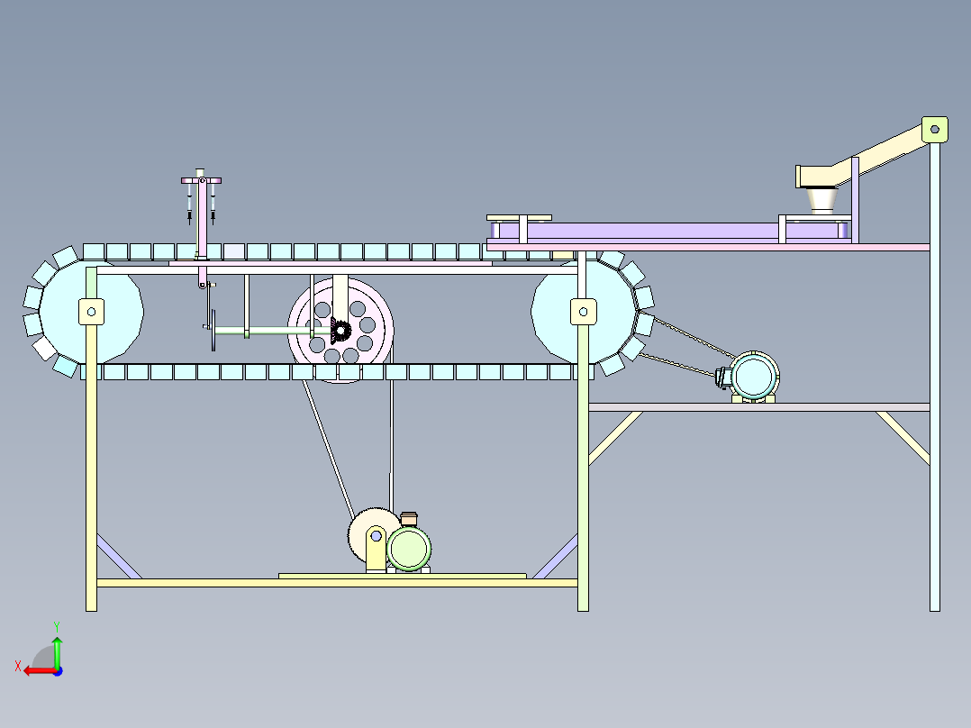 FG-610 汽车橡胶密封件自动分料整形机后视图