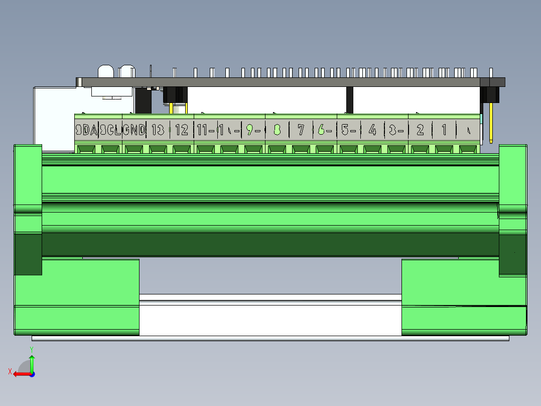 电路板、主板(12)后视图