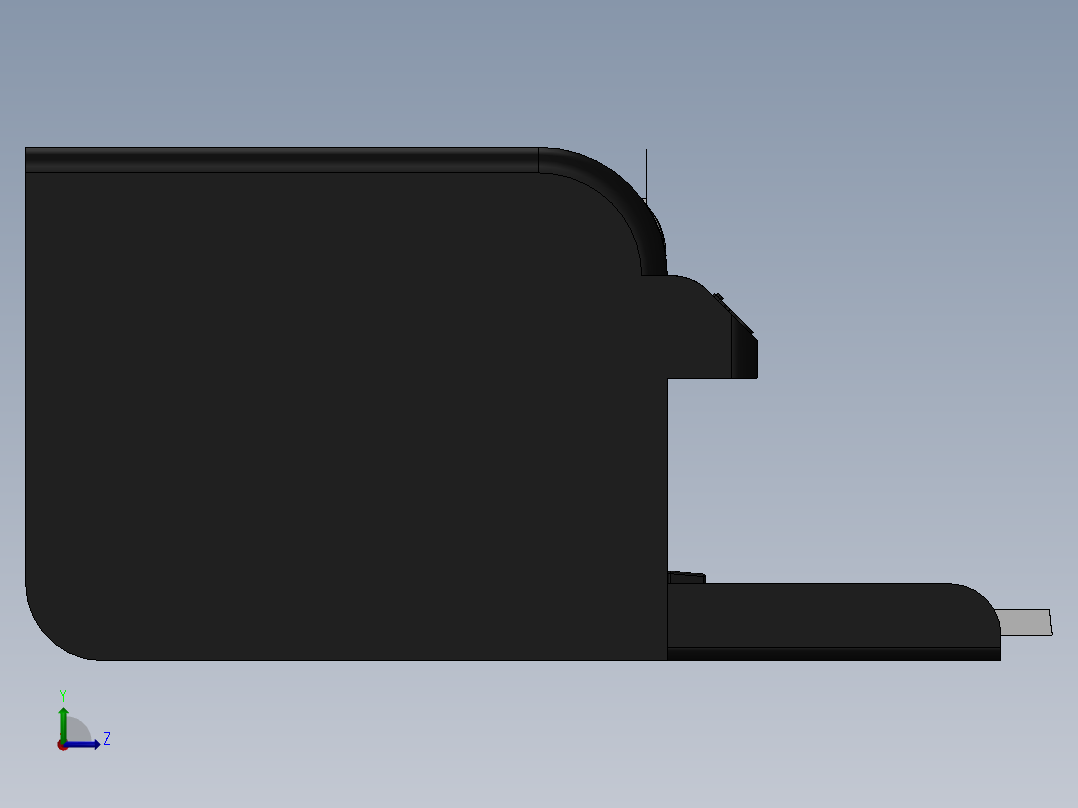 打印机(13)左视图