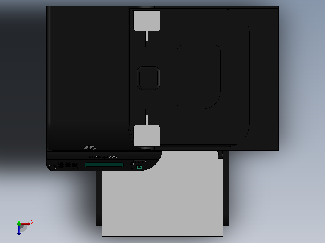 打印机(13)俯视图