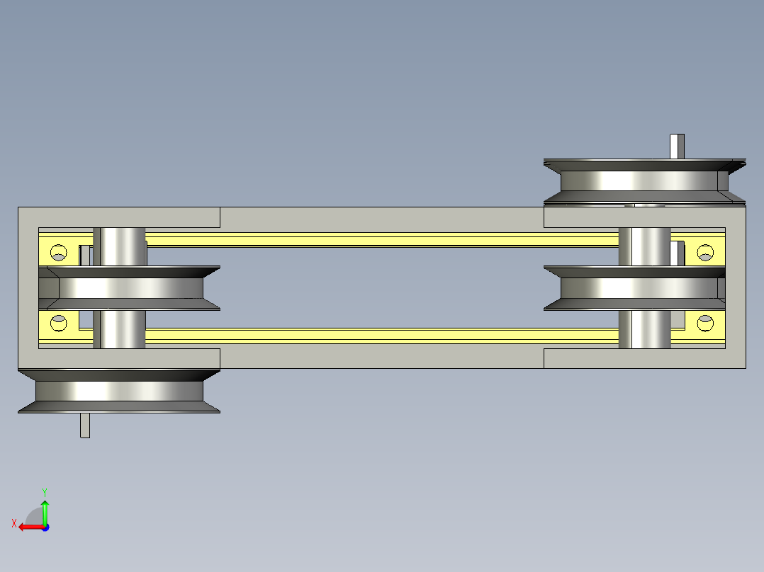 新型硬币分拣机后视图