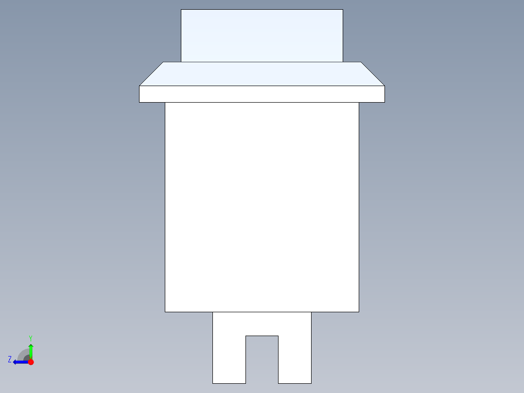 15毫米双引脚开关右视图