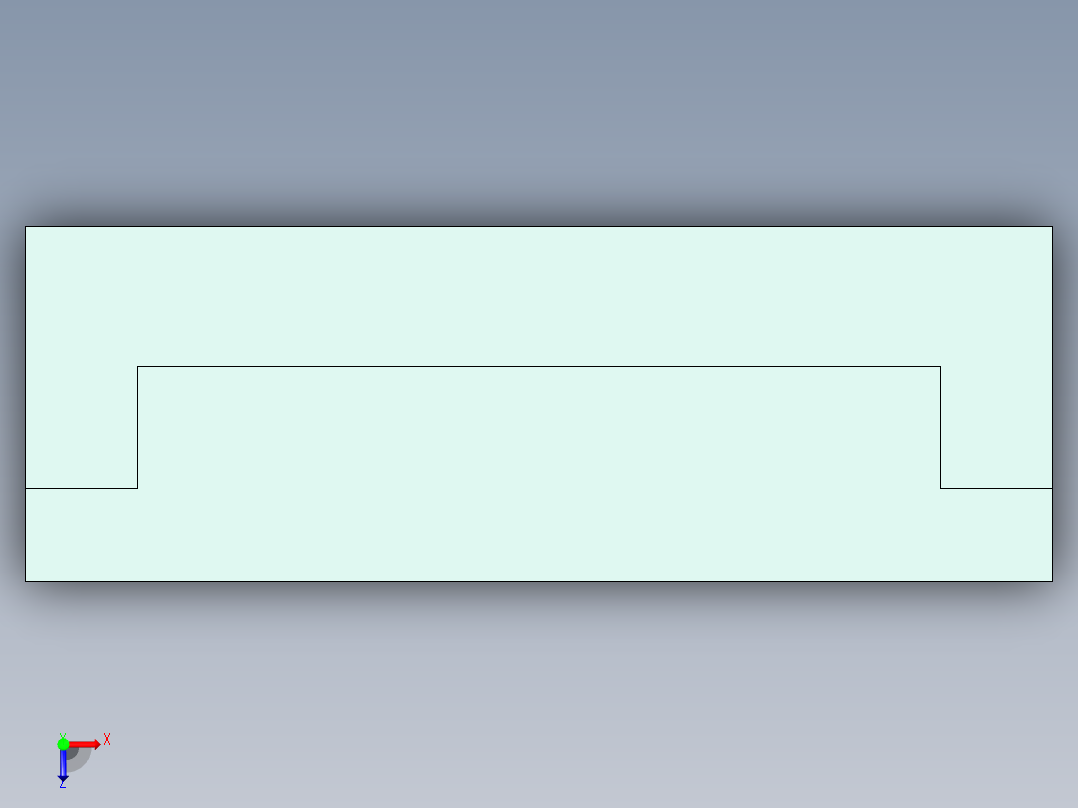 PTC CREO - 自学编程俯视图