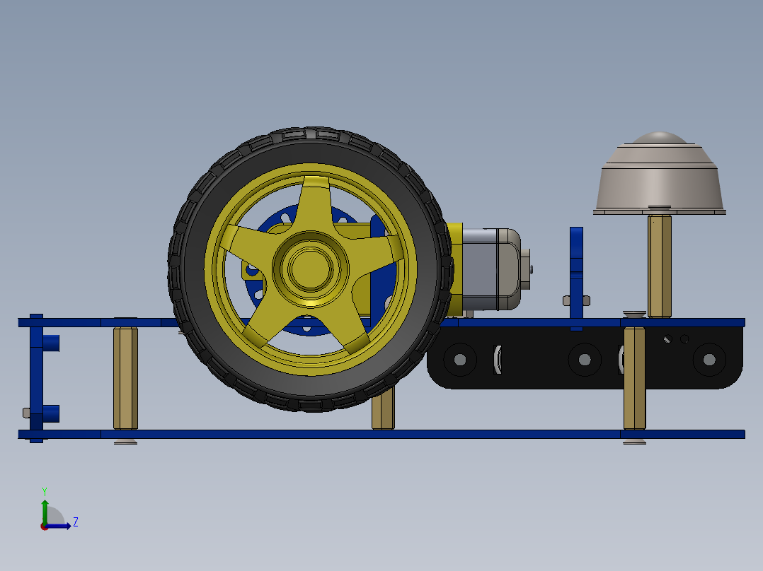 底盘-机器人MAGICIAN DG007P左视图