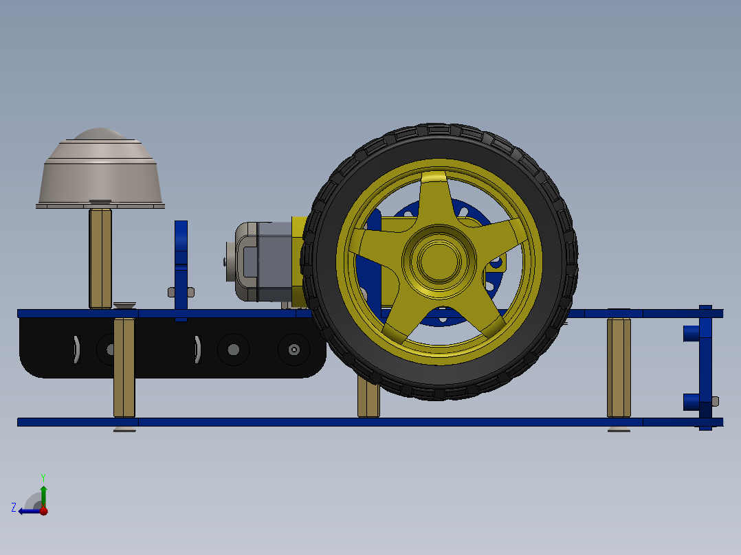 底盘-机器人MAGICIAN DG007P右视图