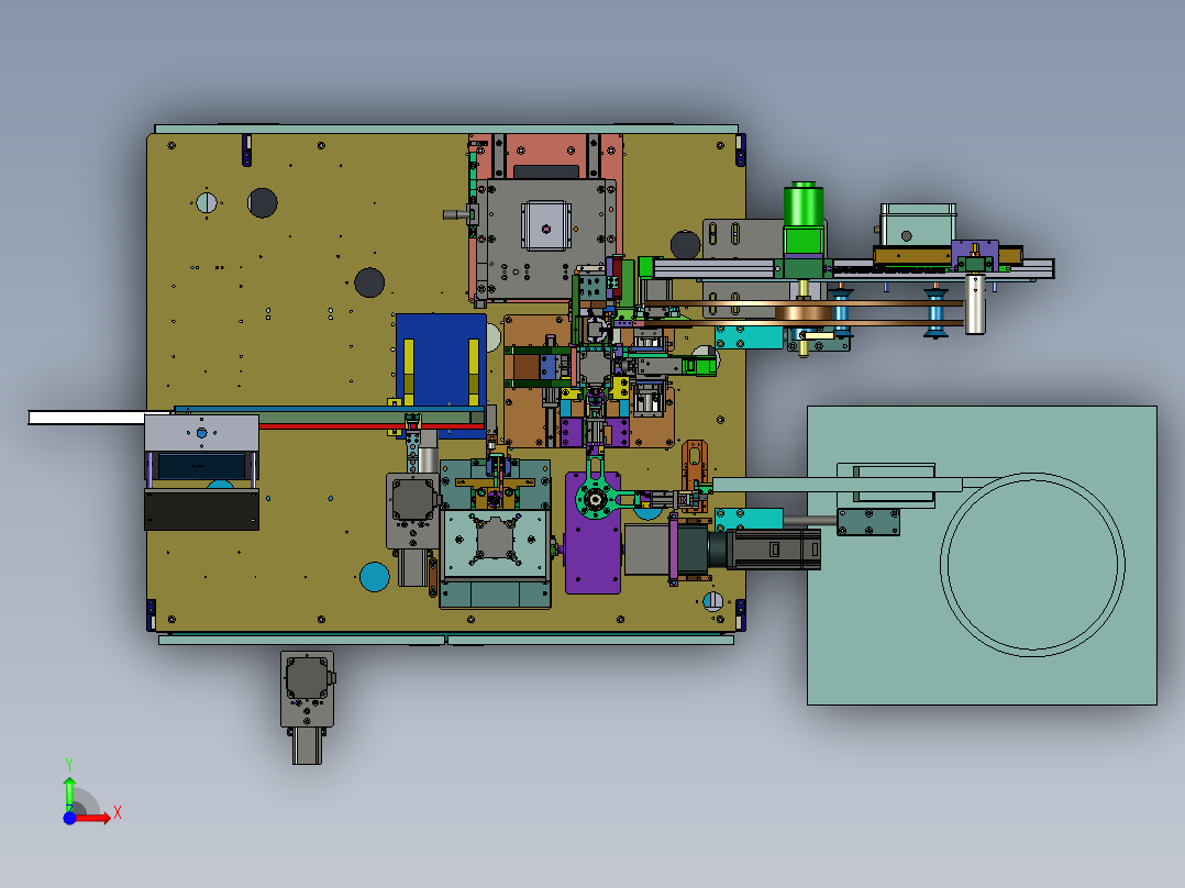 自动插针机（SW模型）前视图