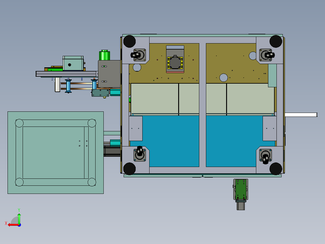 自动插针机（SW模型）后视图