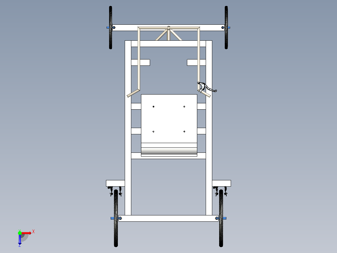 A0004062-大学生soapbox汽车俯视图