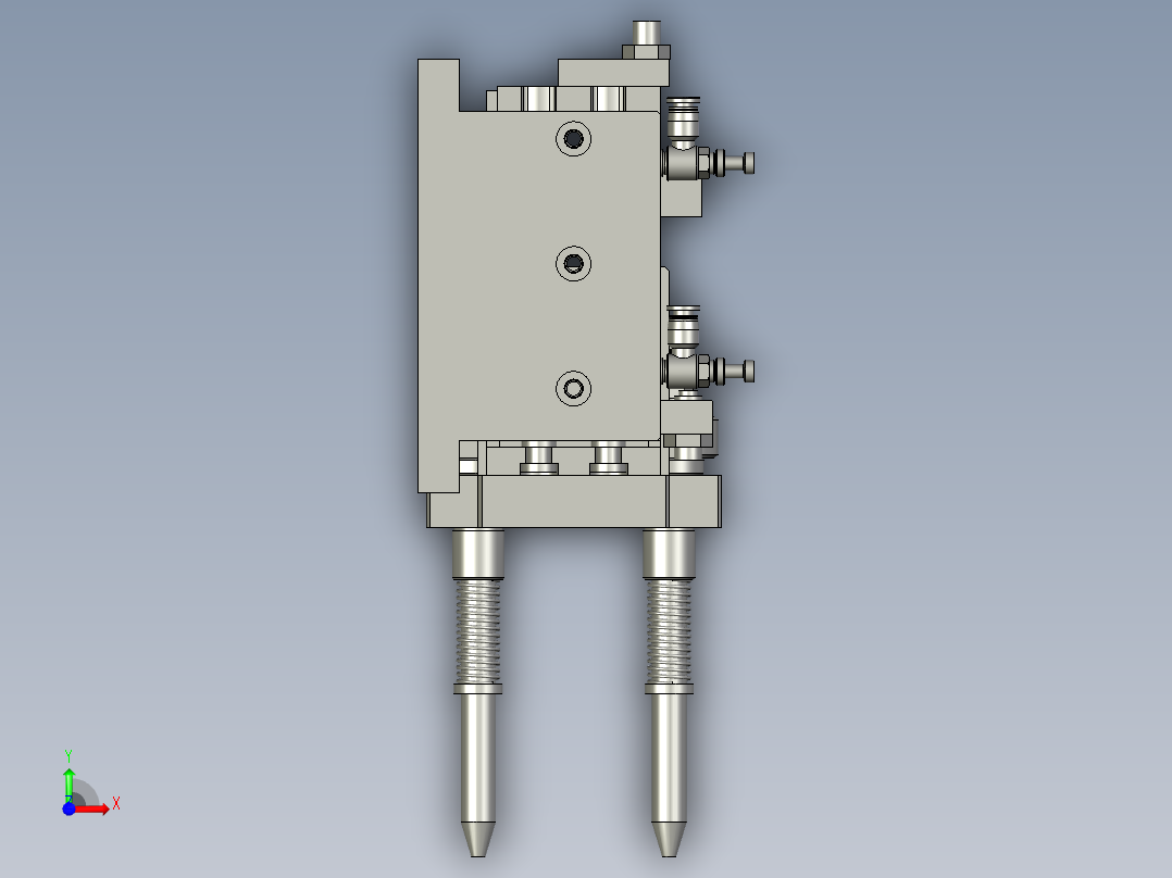 钢珠上料机构前视图