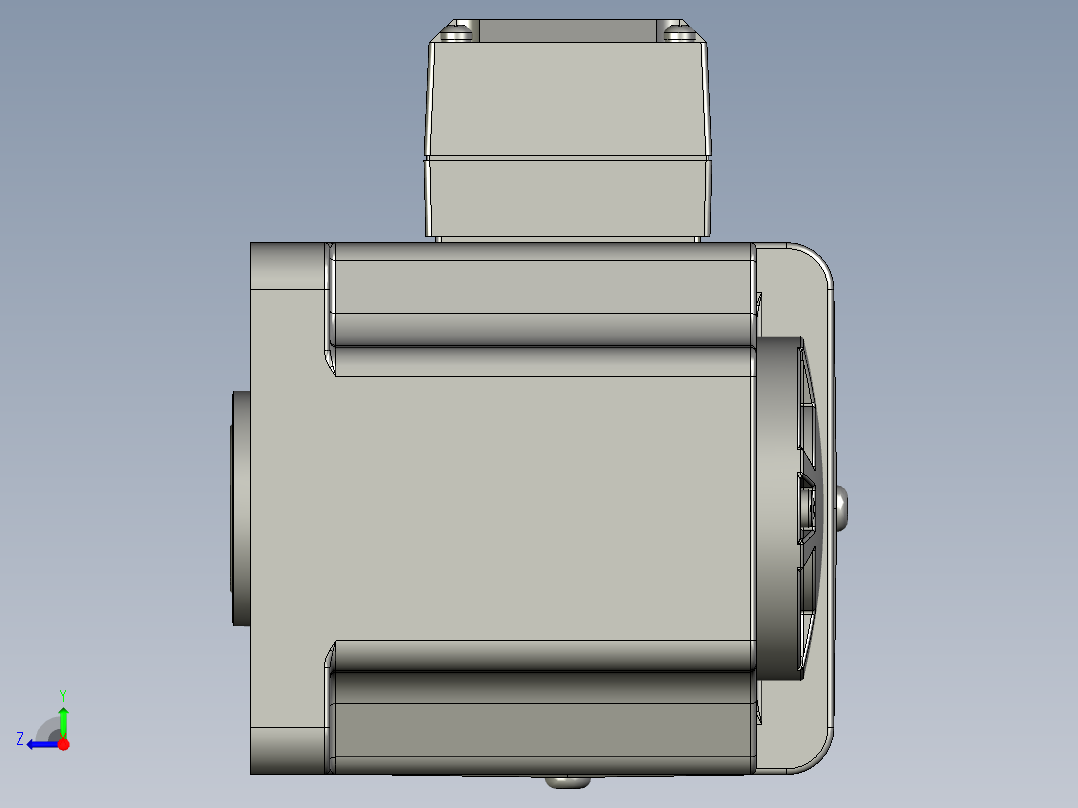90YT60GV22-90GK25RC-精研电机-变频调速右视图