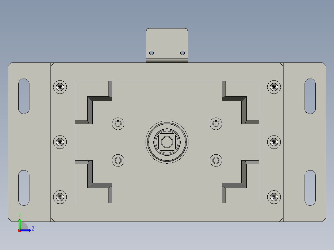 压板存储位-120左视图