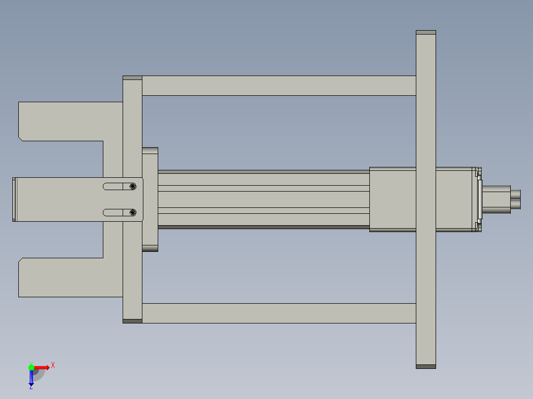 压板存储位-120俯视图