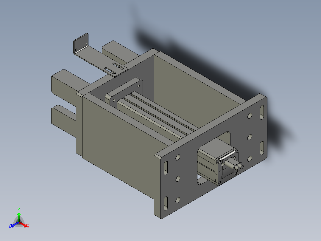 压板存储位-120正等轴测图