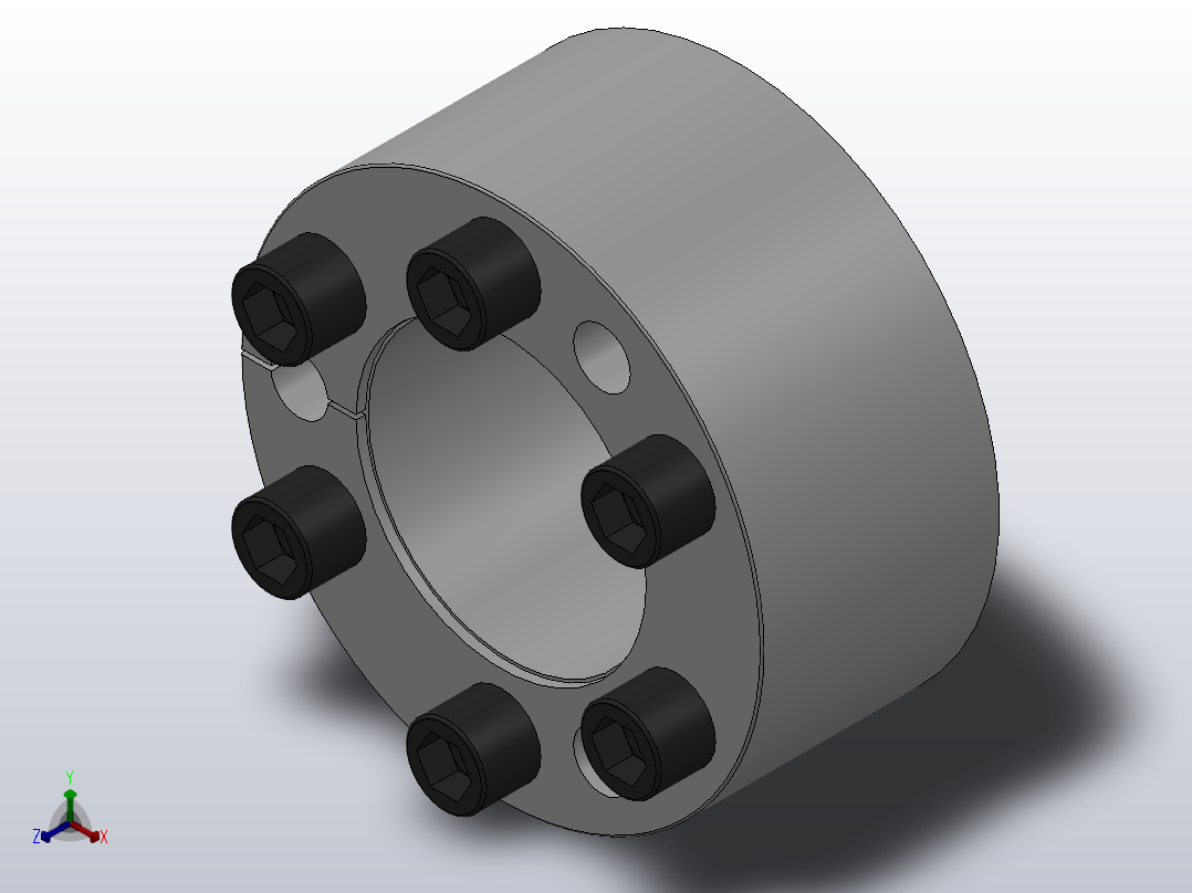 R18型胀紧联接套_R18-30-55主视图