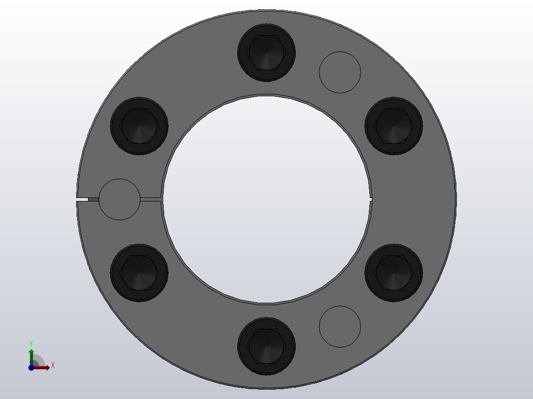 R18型胀紧联接套_R18-30-55前视图