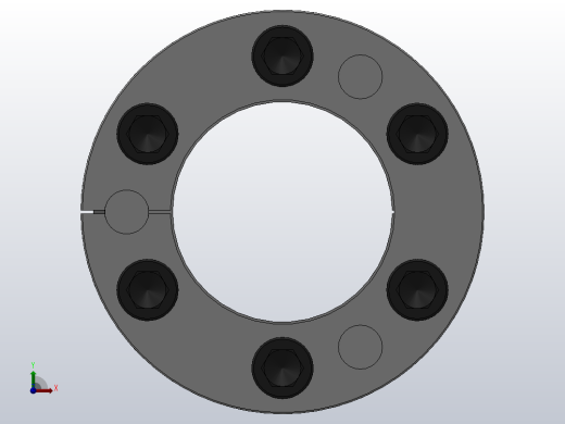 R18型胀紧联接套_R18-30-55前视缩略图