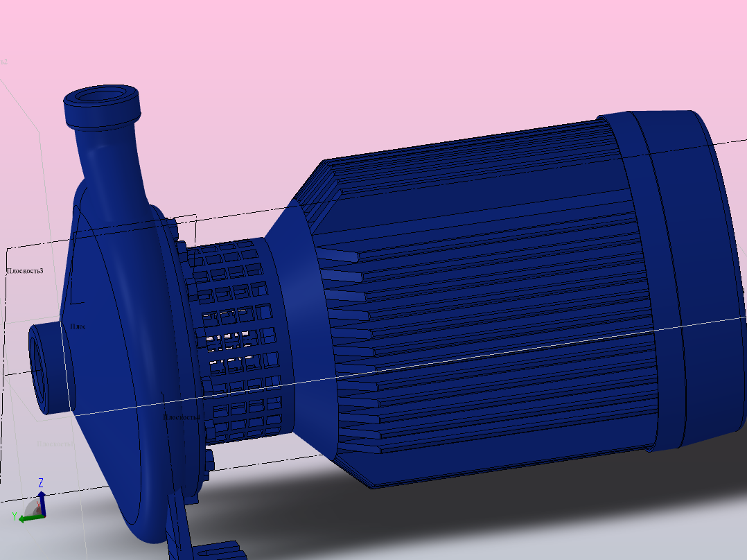 Calpeda泵NM25_20主视图