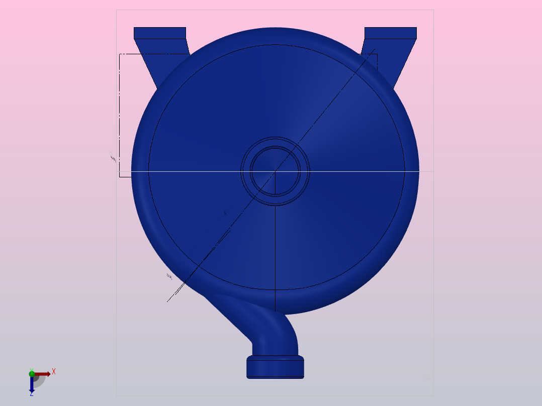 Calpeda泵NM25_20俯视图