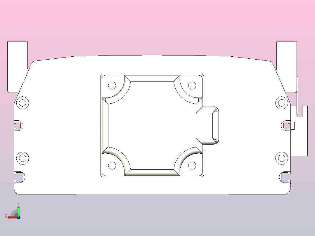 MTH22标准螺杆滑台[MTH22-L#-600-BC-P75-C3]后视图