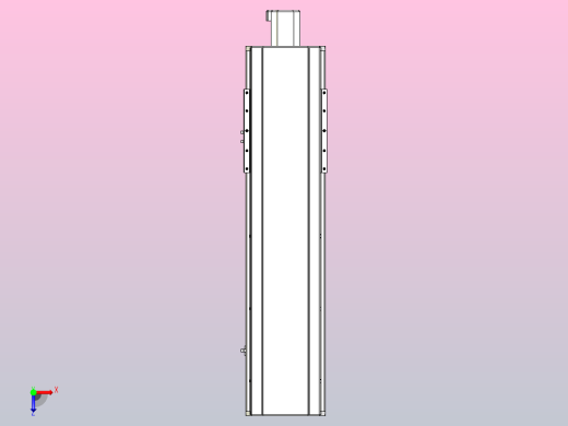 MTH22标准螺杆滑台[MTH22-L#-600-BC-P75-C3]俯视缩略图