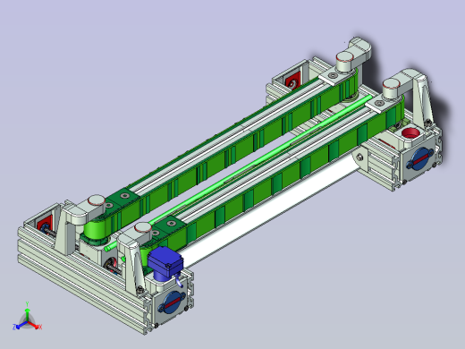 一款垂直输送机3D模型