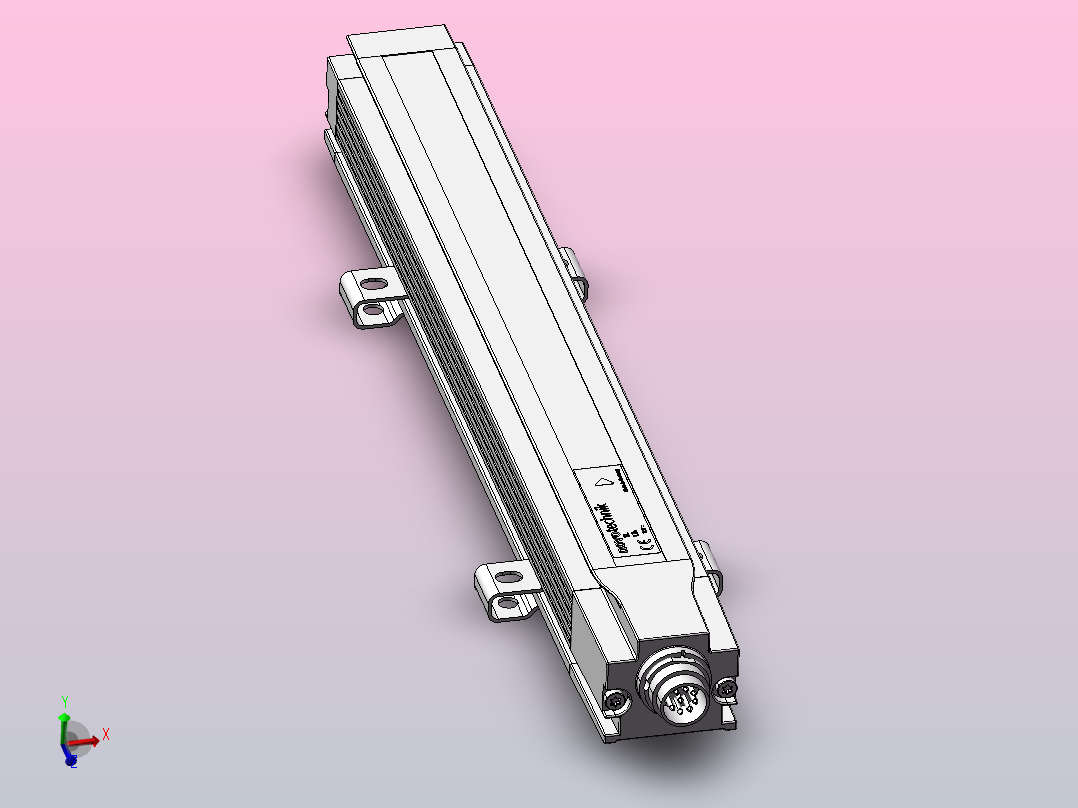 德国novotechnik 磁致伸缩位移传感器TLM_0150_001_114_102主视图