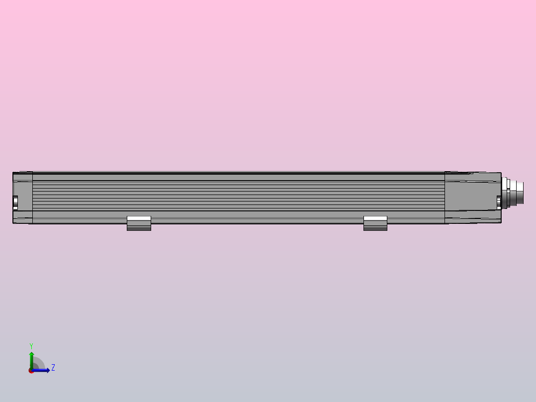 德国novotechnik 磁致伸缩位移传感器TLM_0150_001_114_102左视图