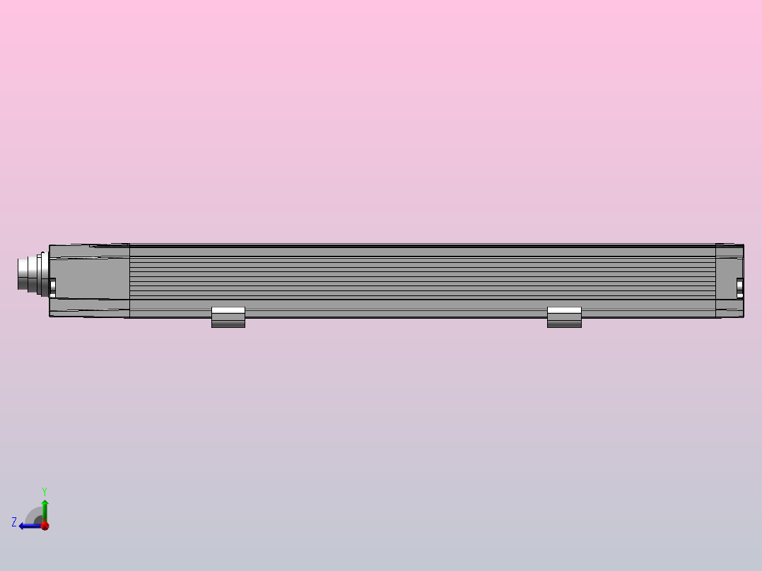 德国novotechnik 磁致伸缩位移传感器TLM_0150_001_114_102右视图