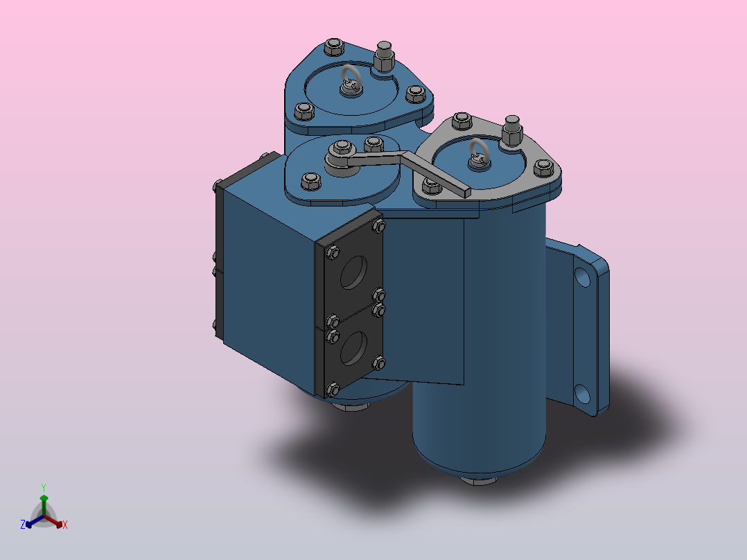SPL系列双通网片式油滤器(SPL15-40)_SPL20主视图