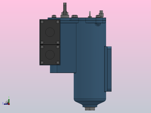 SPL系列双通网片式油滤器(SPL15-40)_SPL20右视缩略图