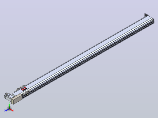 皮带直线轴半封闭可选导轨TPA-HNB-120D-110-L1950-MR-C-P40-N3