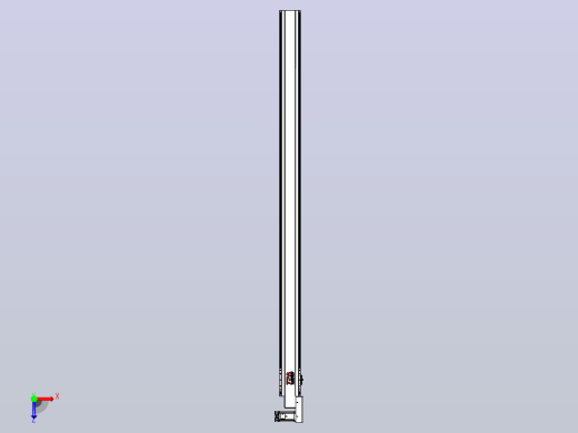 皮带直线轴半封闭可选导轨TPA-HNB-120D-110-L1950-MR-C-P40-N3俯视缩略图