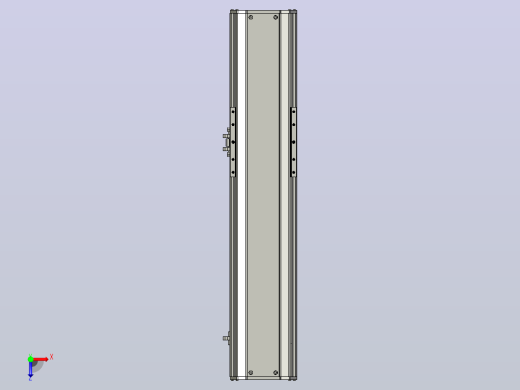 SYS14-350-M-200W滚珠花健、支撑座、滚珠丝杠、交叉导轨、直线模组.STEP俯视缩略图
