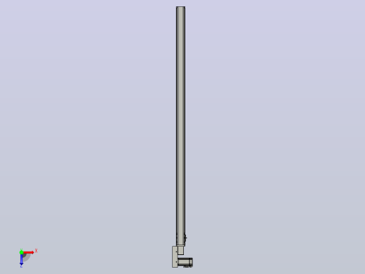 皮带直线轴半封闭可选导轨TPA-HNB-65S-90-L1700-ML-Y-P10-N3俯视缩略图