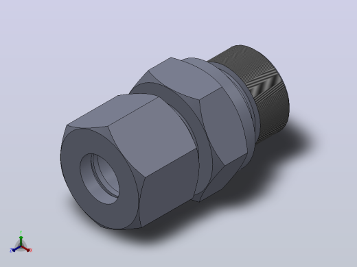 1CB-WD 1DB-WD 英管螺纹胶垫密封柱端[1DB-20-08WD-RN]正等轴测缩略图