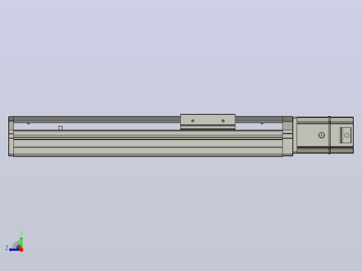 SYS12-BC-200-200W滚珠花健、支撑座、滚珠丝杠、交叉导轨、直线模组.STEP右视缩略图