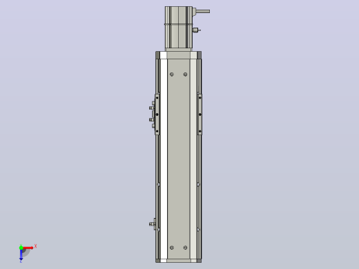 SYS12-BC-200-200W滚珠花健、支撑座、滚珠丝杠、交叉导轨、直线模组.STEP俯视缩略图