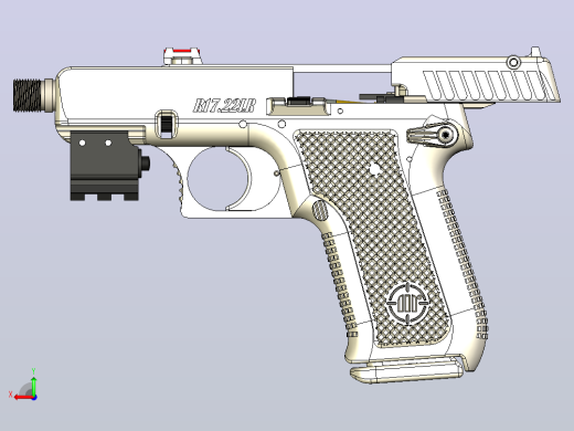 沙漠之鹰 awesome-gun-模特系列后视缩略图